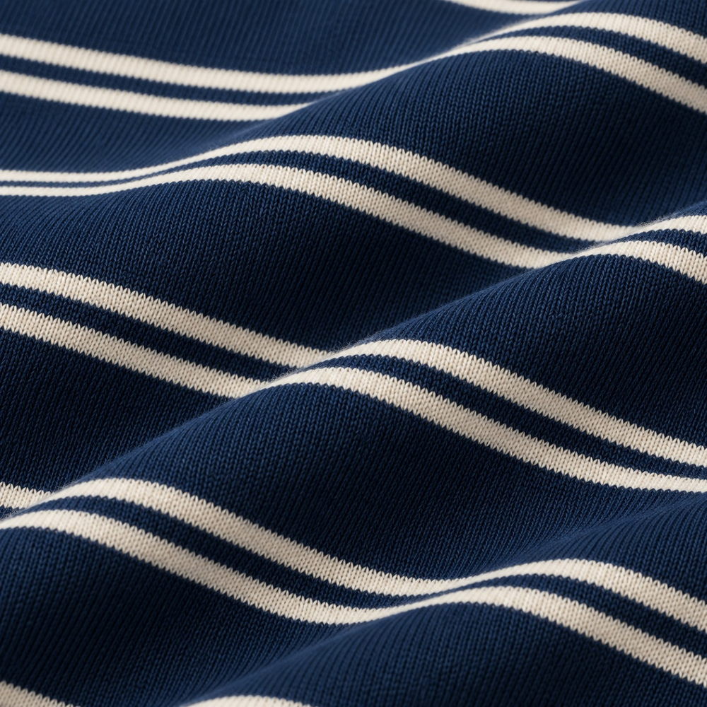 Reversible Striped Zip Up