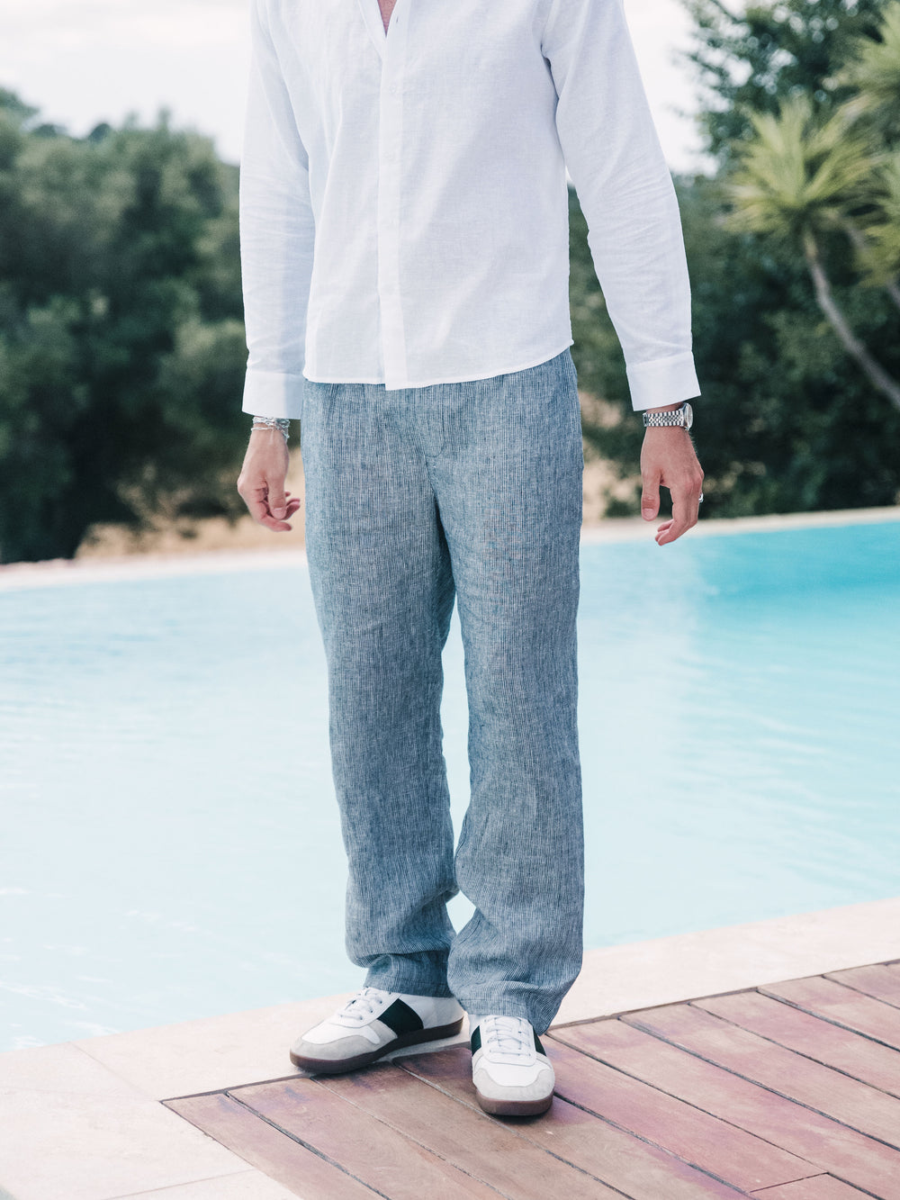 Cala Azzurra 100 % Linen Pants