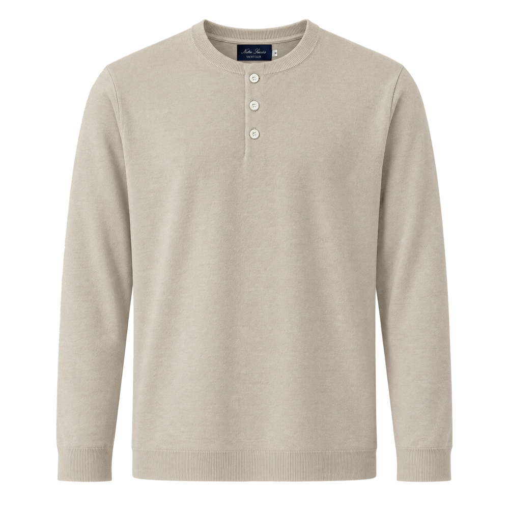 Cotton Henley Longsleeve