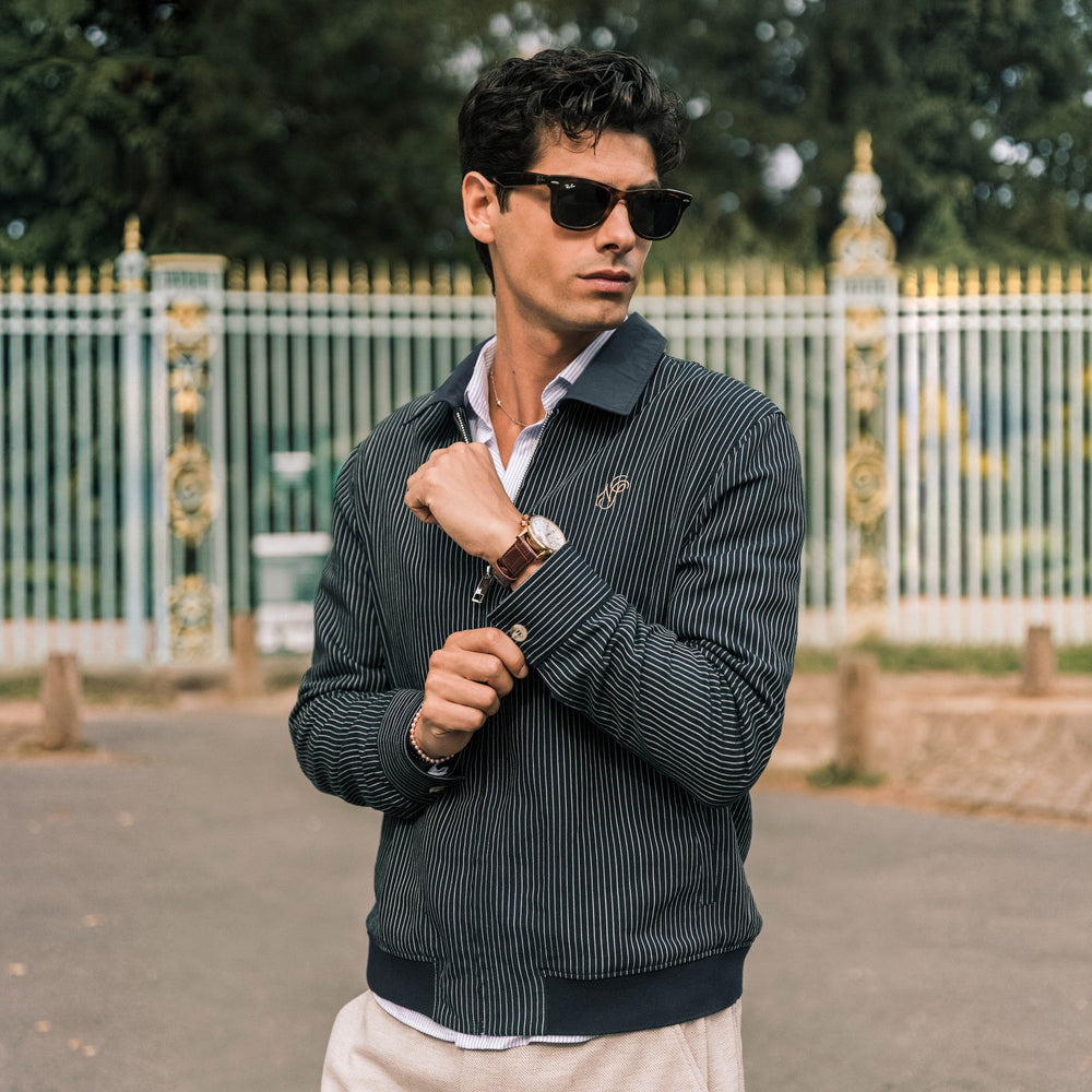 Linen Harrington Overshirt