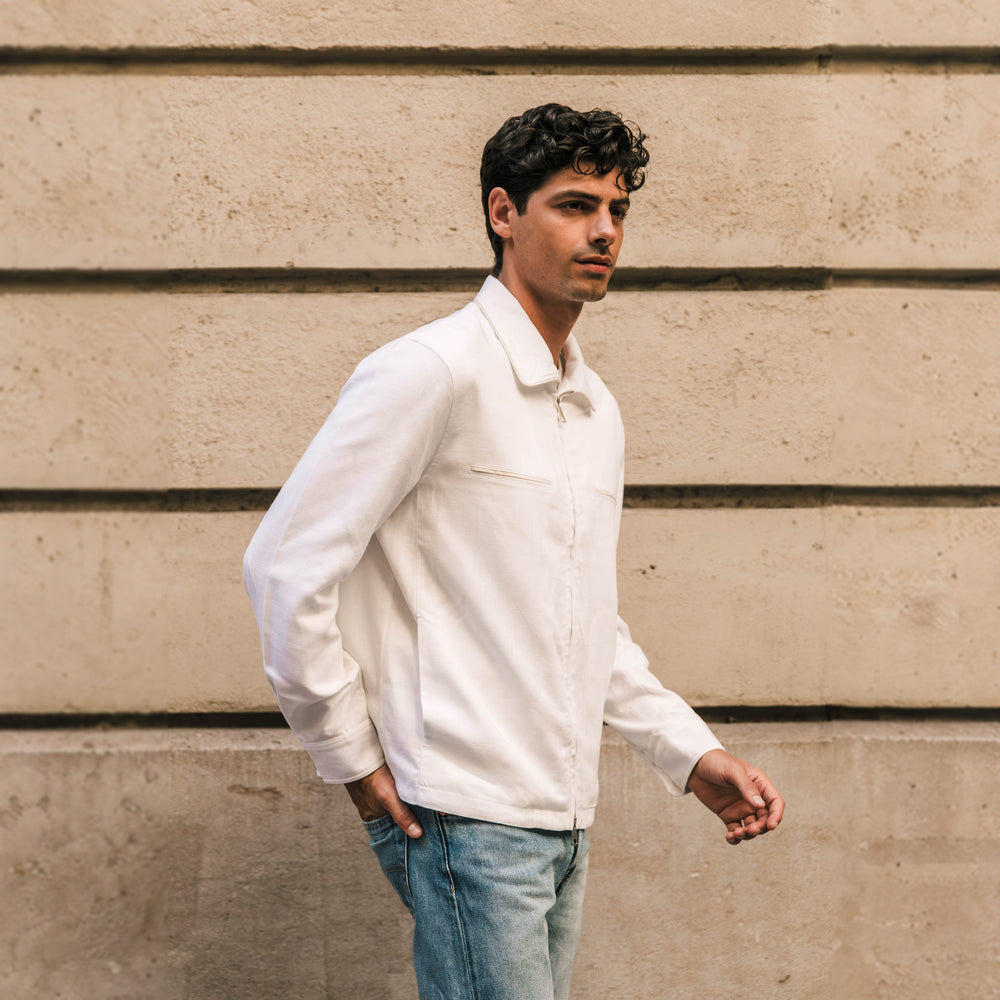 Linen Overshirt Jacket