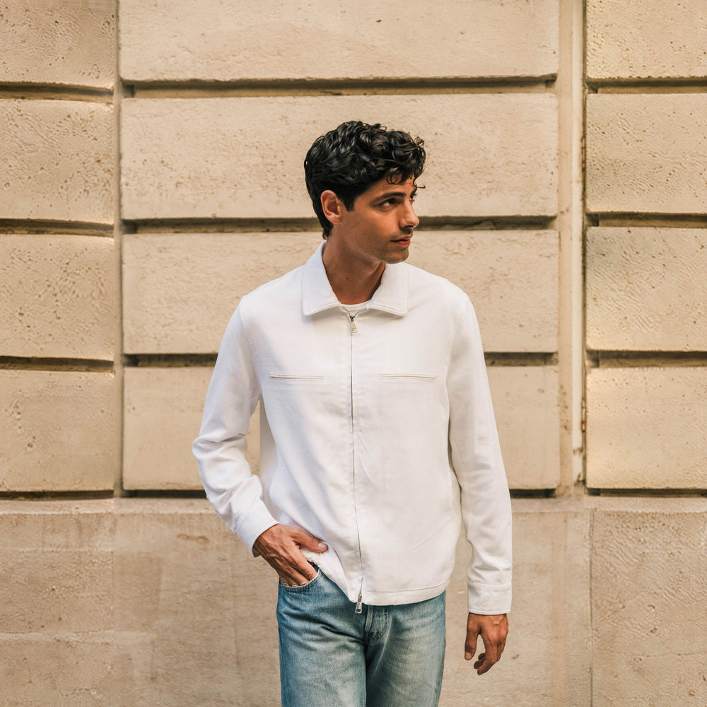 Linen Overshirt Jacket
