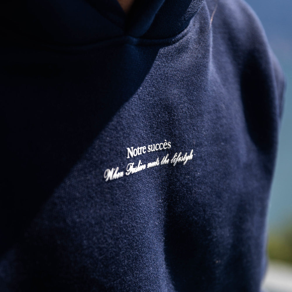 Mediterranean Summer Hoodie - Navy