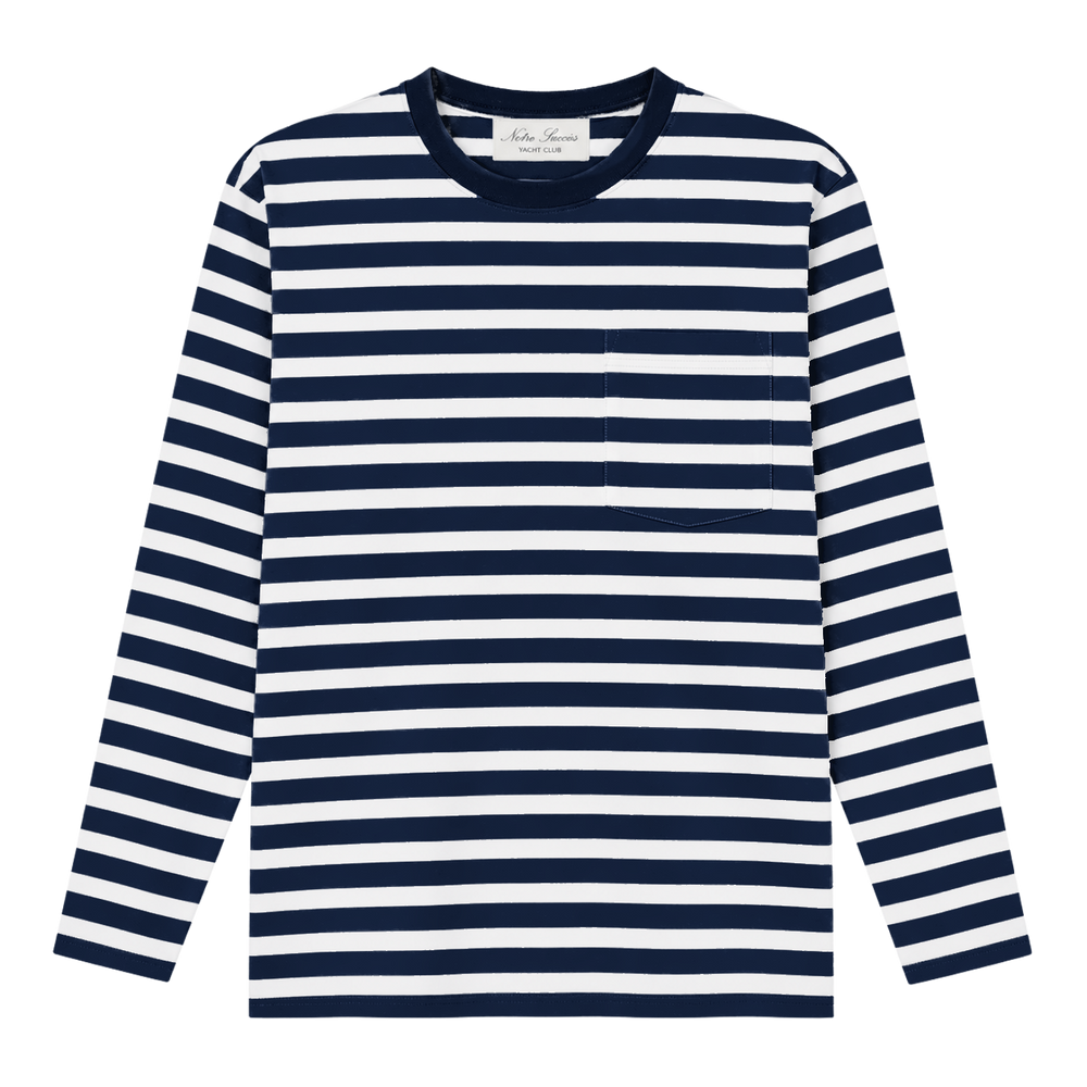 Striped Longsleeve - Navy