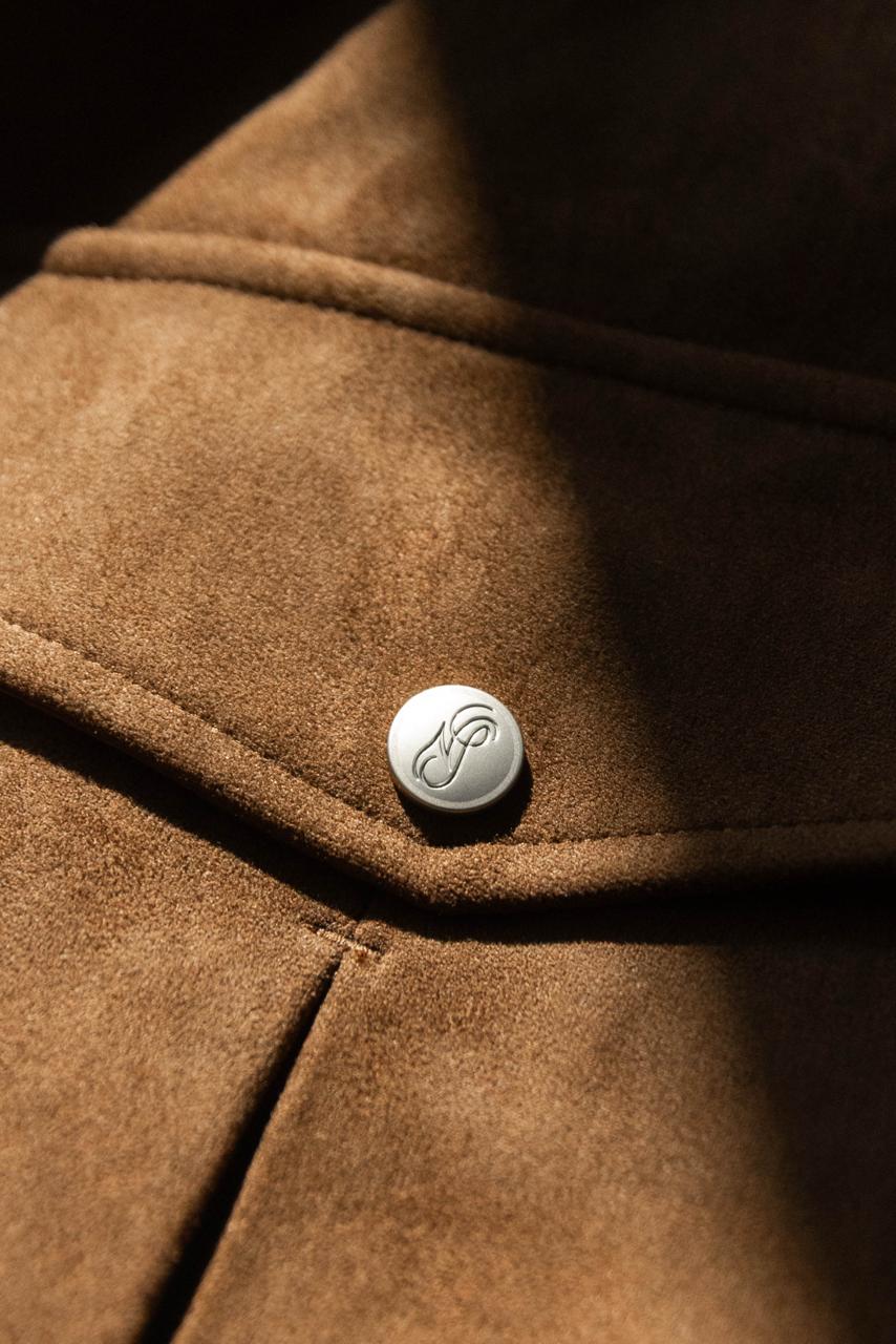 Suede Leather Jacket detail