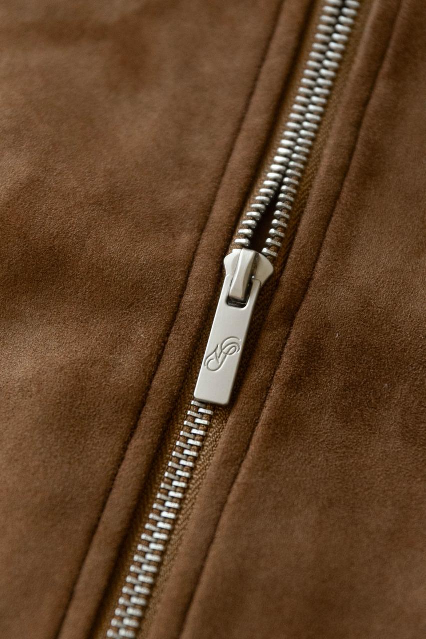 Suede Leather Jacket detail