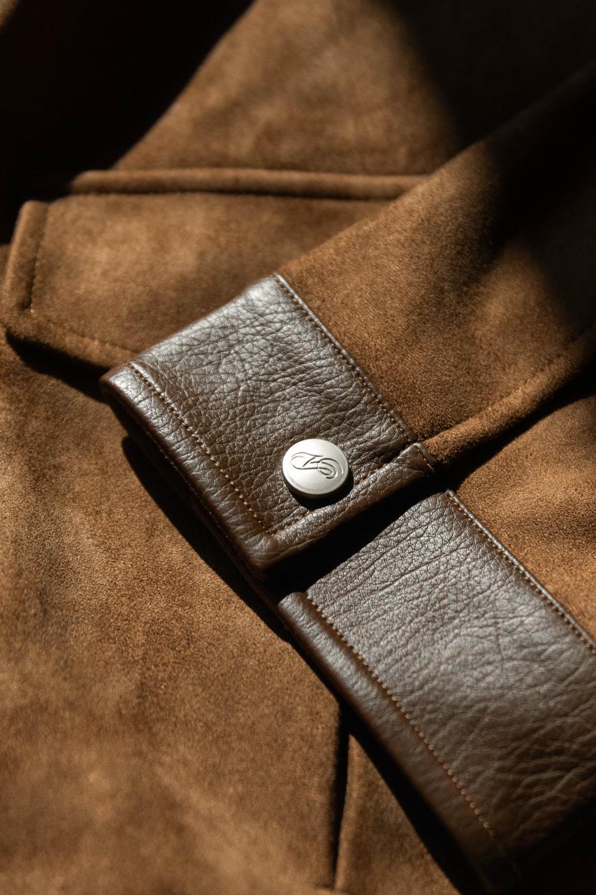 Suede Leather Jacket detail