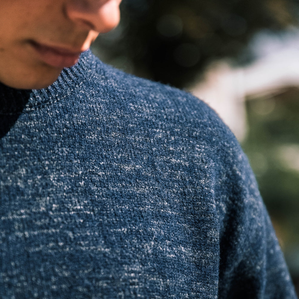 Two-Tone Yarn Sweater