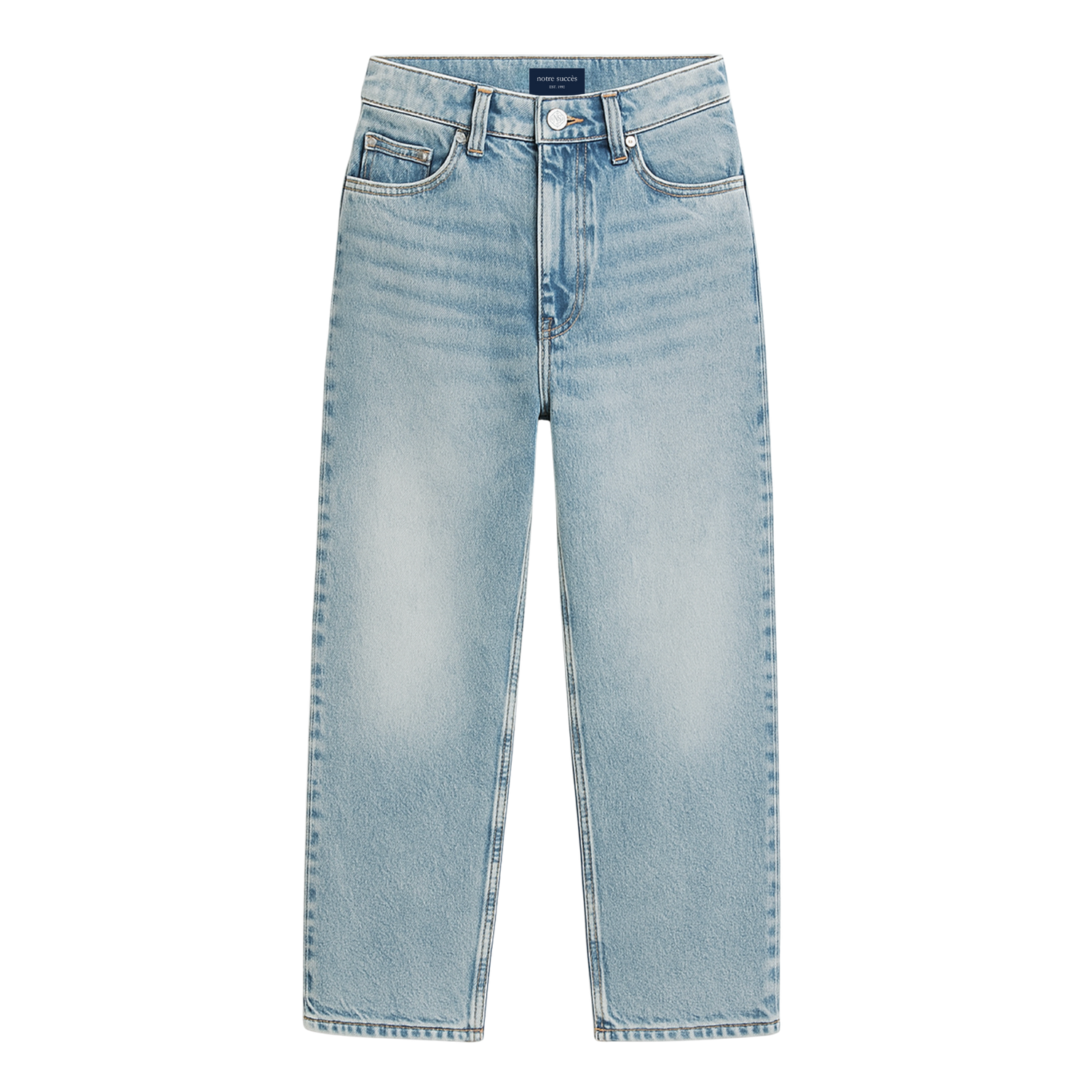 Relaxed Straight Fit Jeans Blue