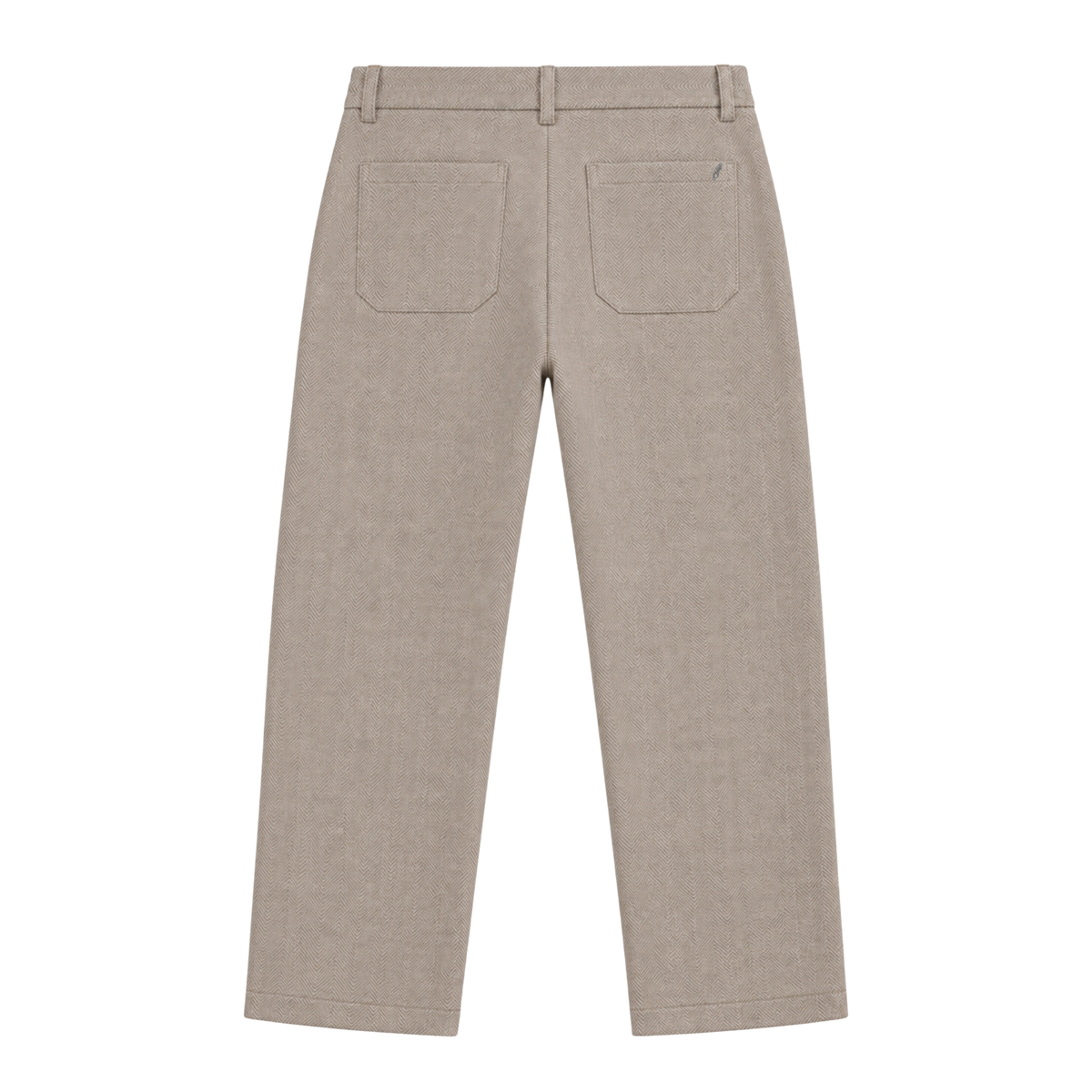 Relaxed Herringbone Pants