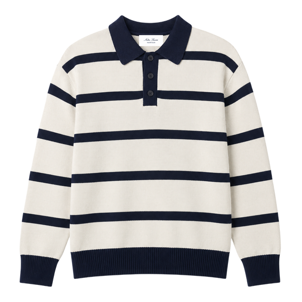 Knitted Longsleeve Polo 