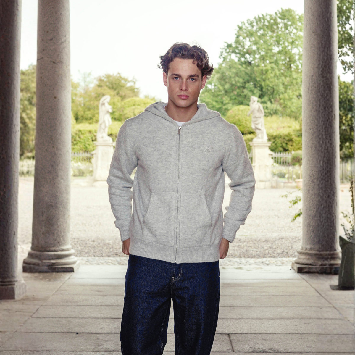 Mohair Zip Hoodie