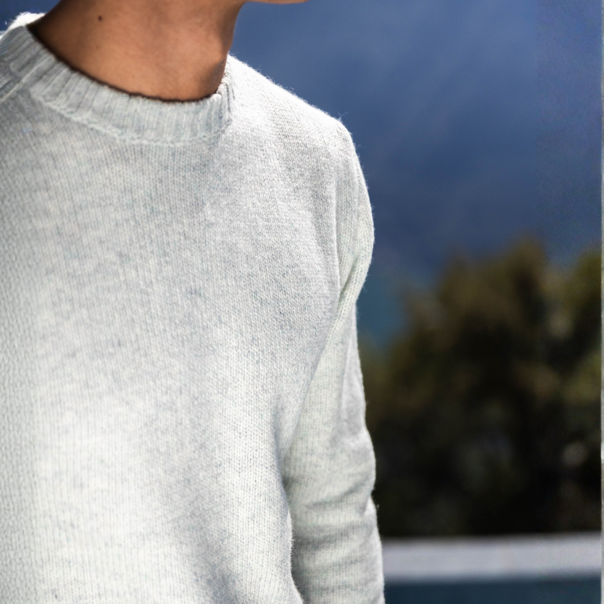 Mélange Knit Sweater