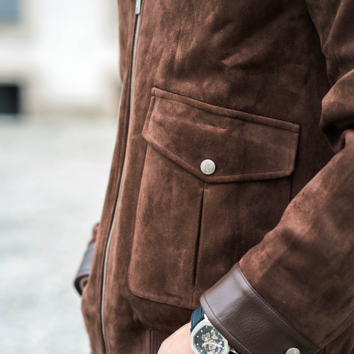 Suede Leather Jacket