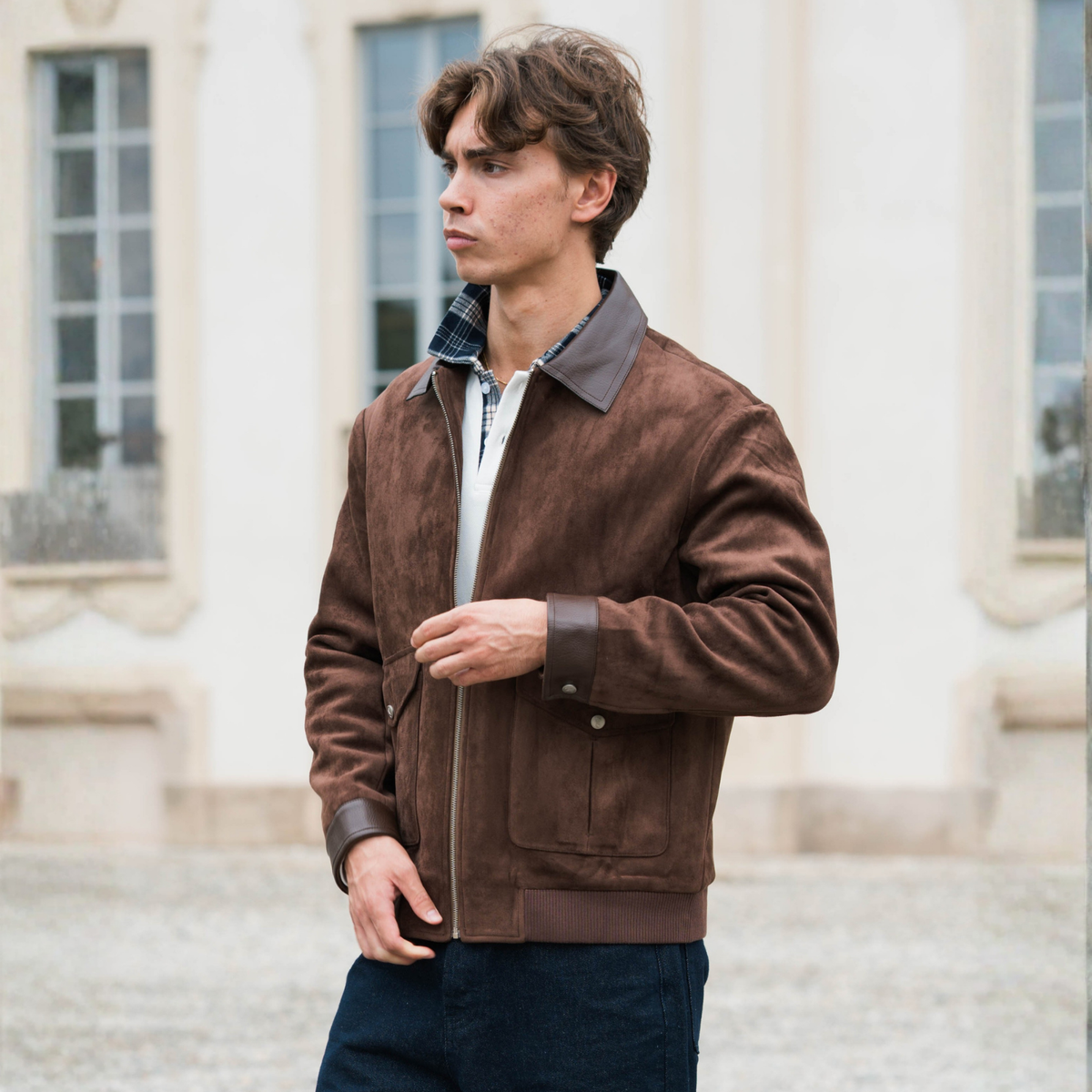 Suede Leather Jacket