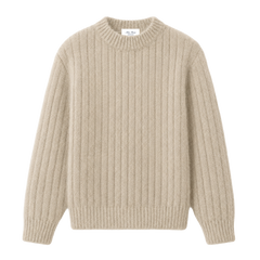 Ribbed Mohair Sweater