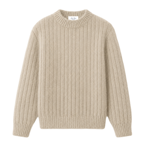 Ribbed Mohair Sweater