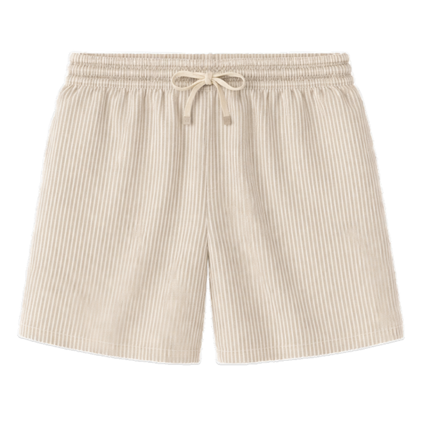 Striped Linen Shorts