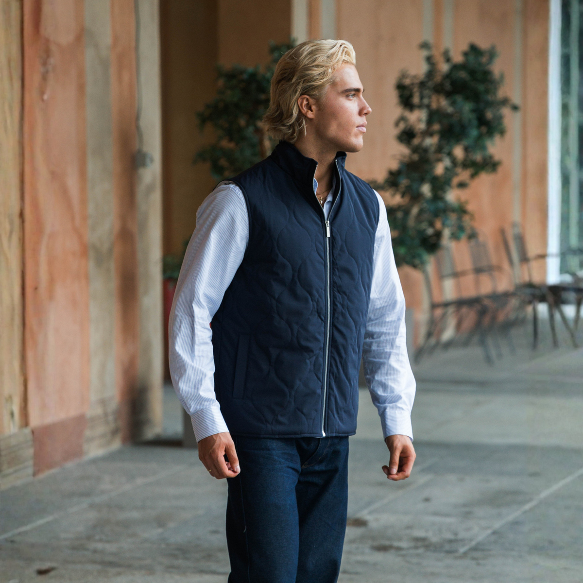 Padded Quilted Vest