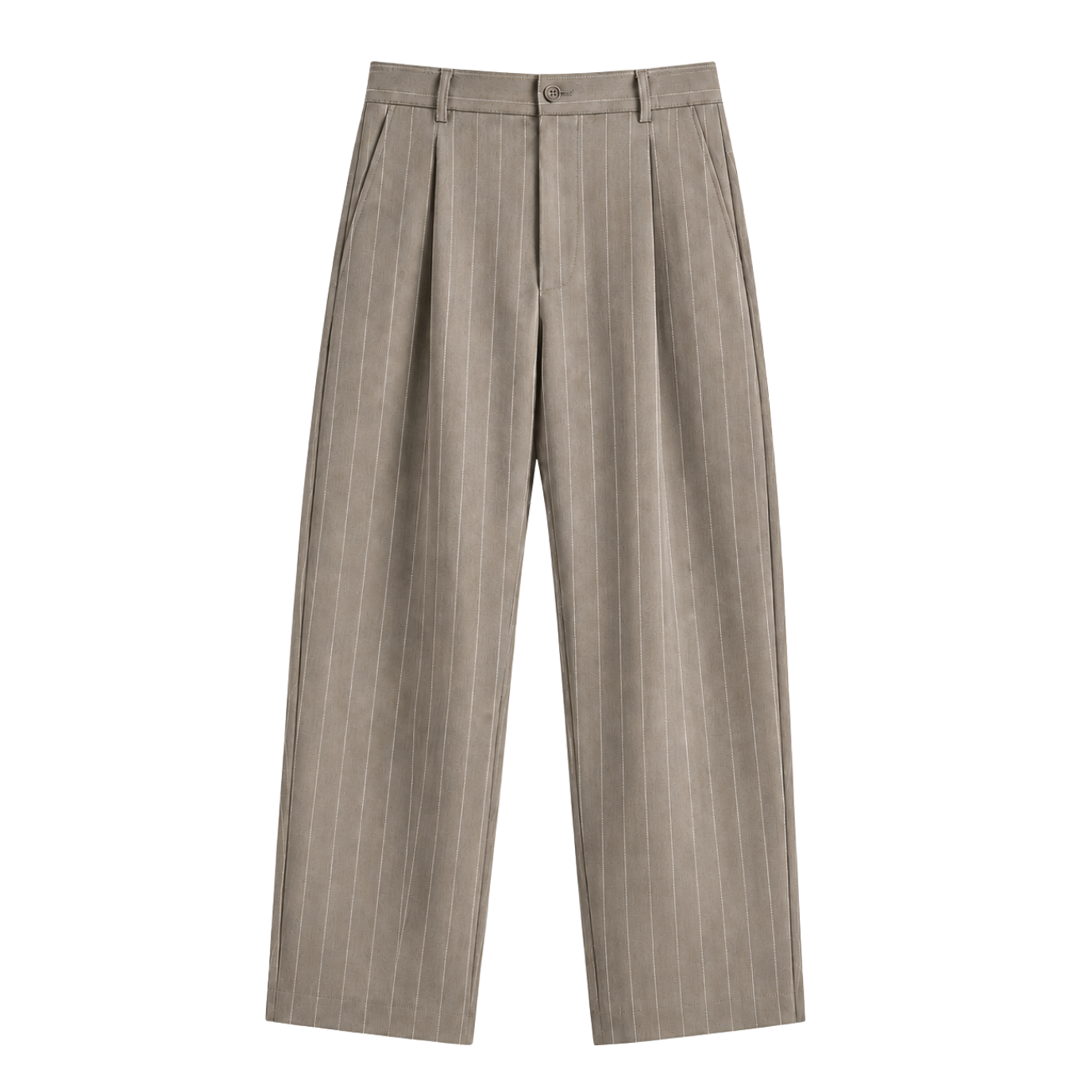 Striped Suit Pants (Open Leg)