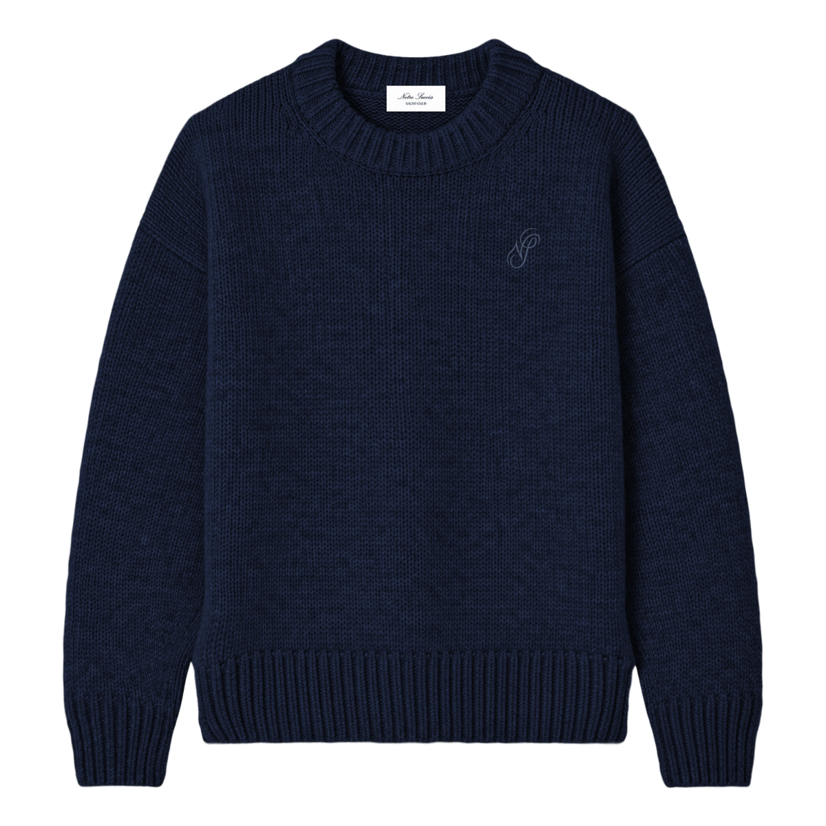 Essential Knit Sweater - Navy