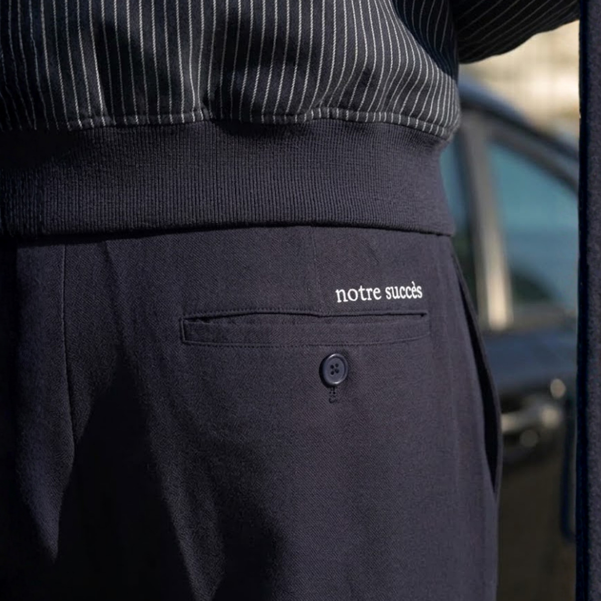 Heavy Relaxed Suit Pants