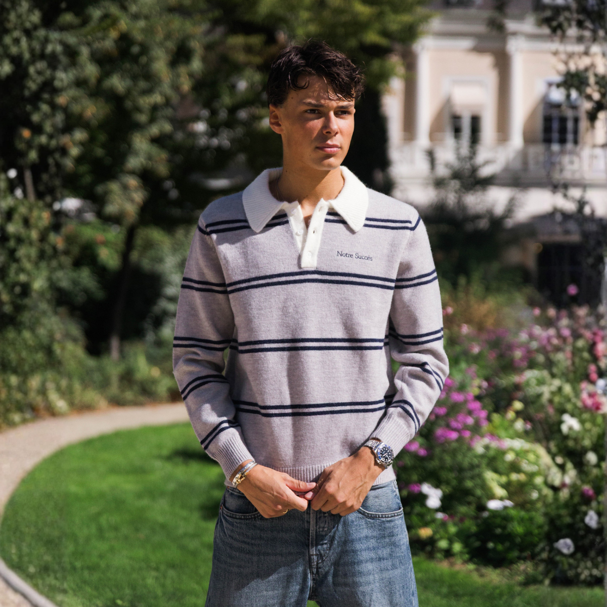 Racquet Wool Sweater