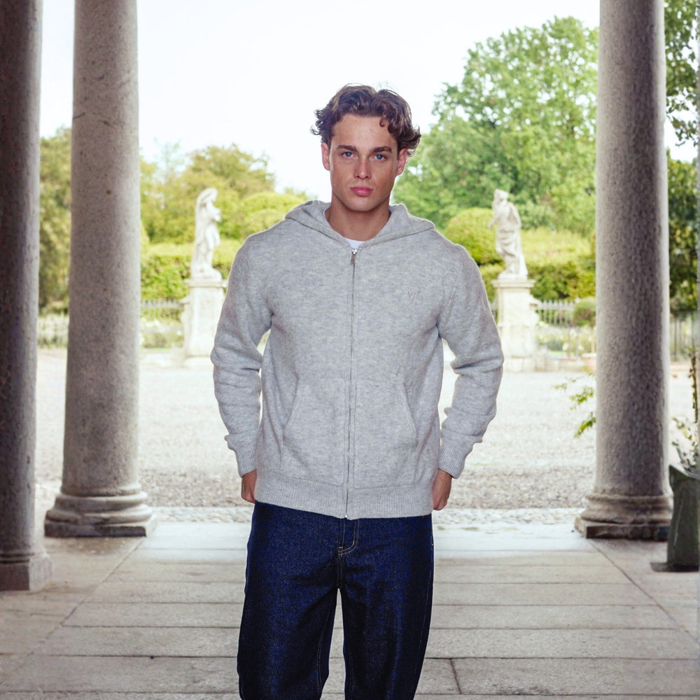 Mohair Zip Hoodie