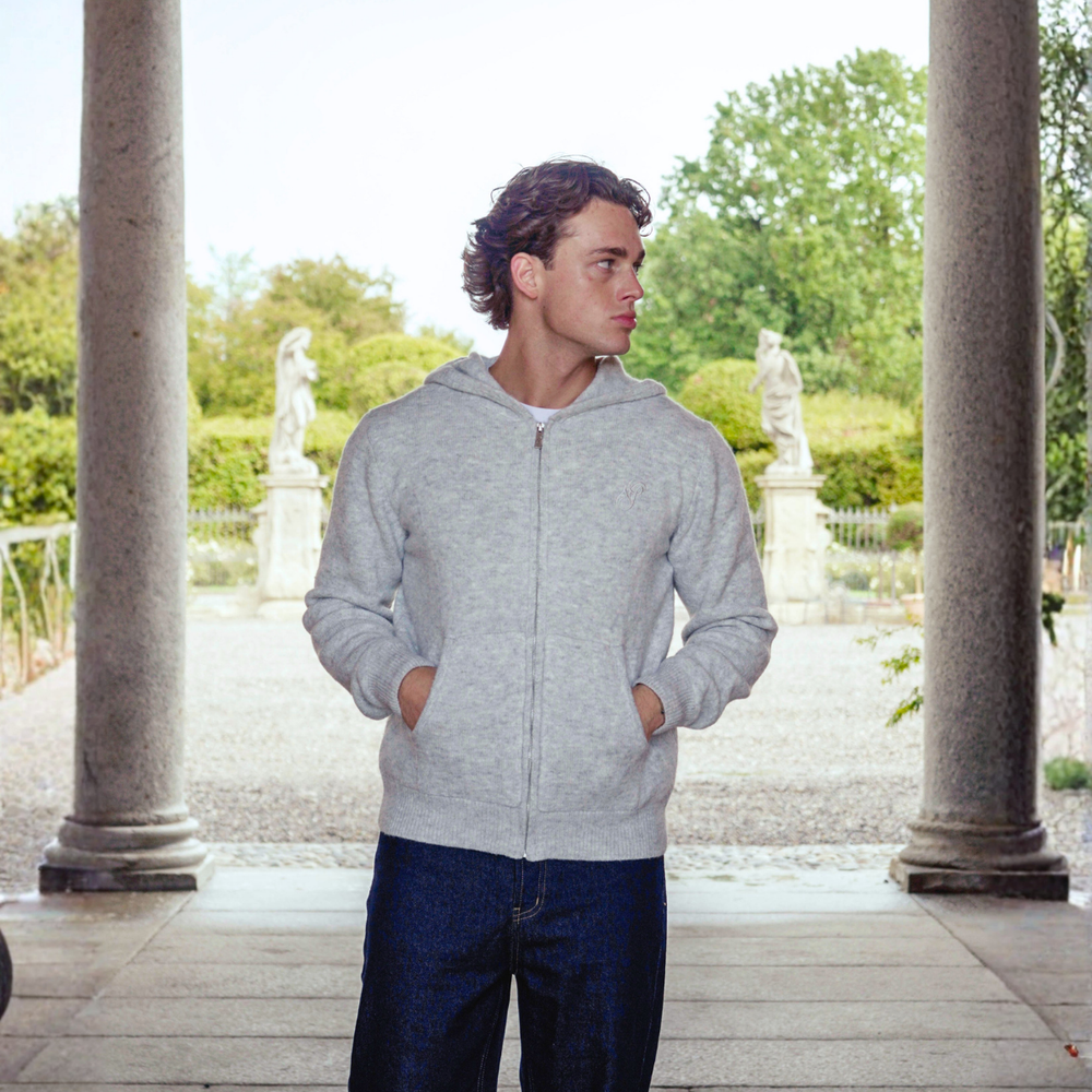 Mohair Zip Hoodie