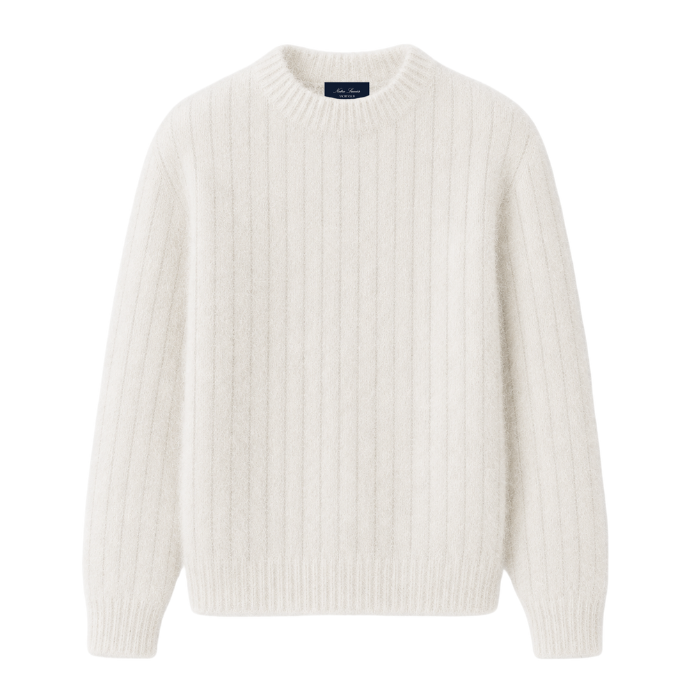 Ribbed Mohair Sweater