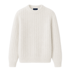 Ribbed Mohair Sweater