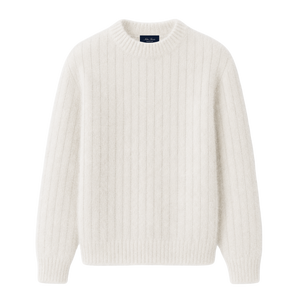 Ribbed Mohair Sweater