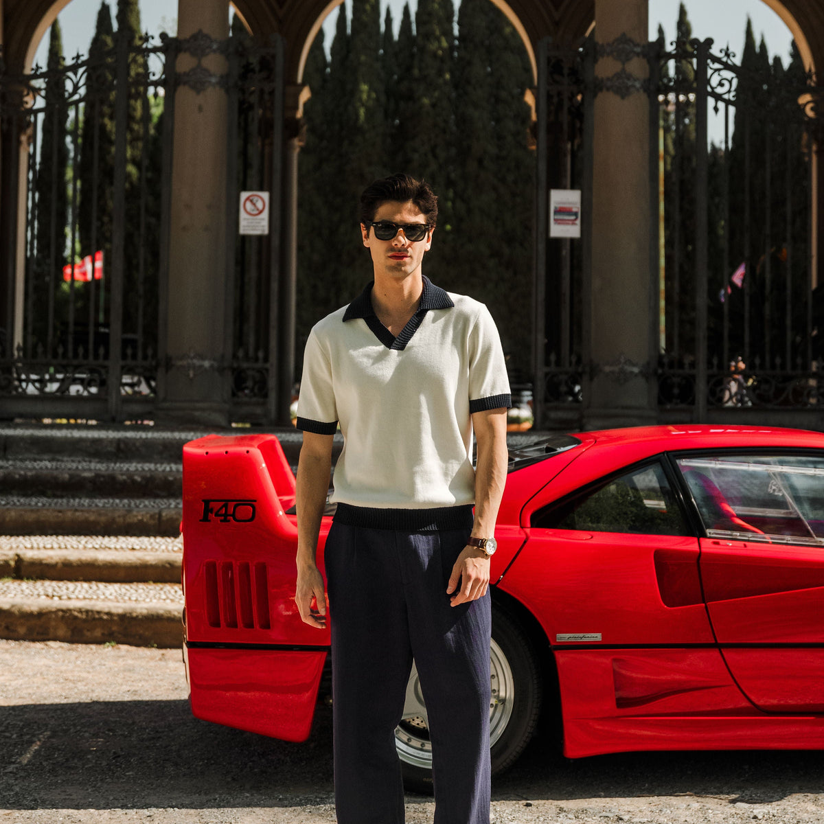Chevron Polo Shirt