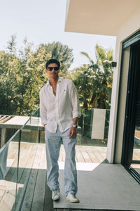 Yacht Club Striped Pants