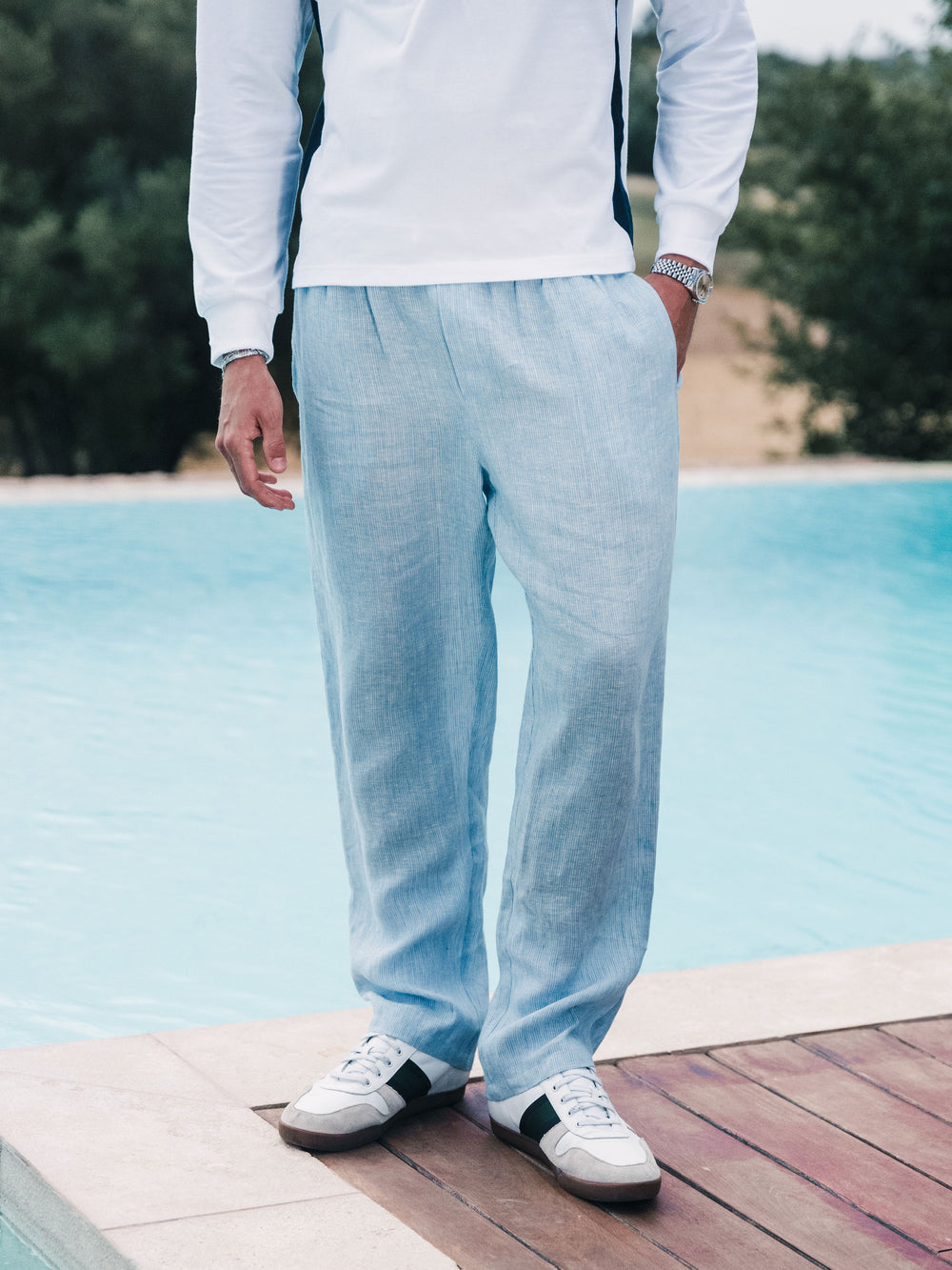 Cala Azzurra 100 % Linen Pants