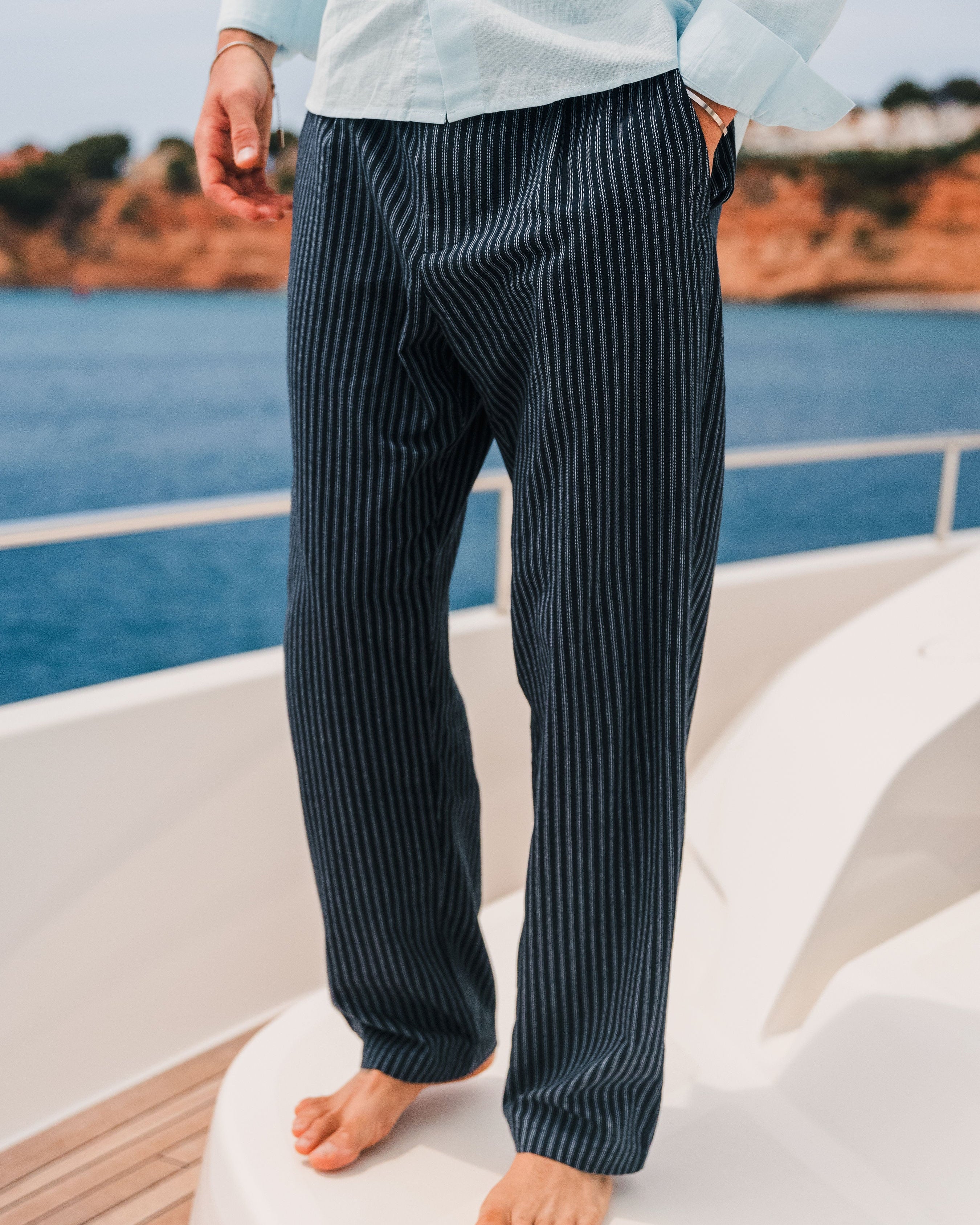 Ciaprelle Pinstripe Pants