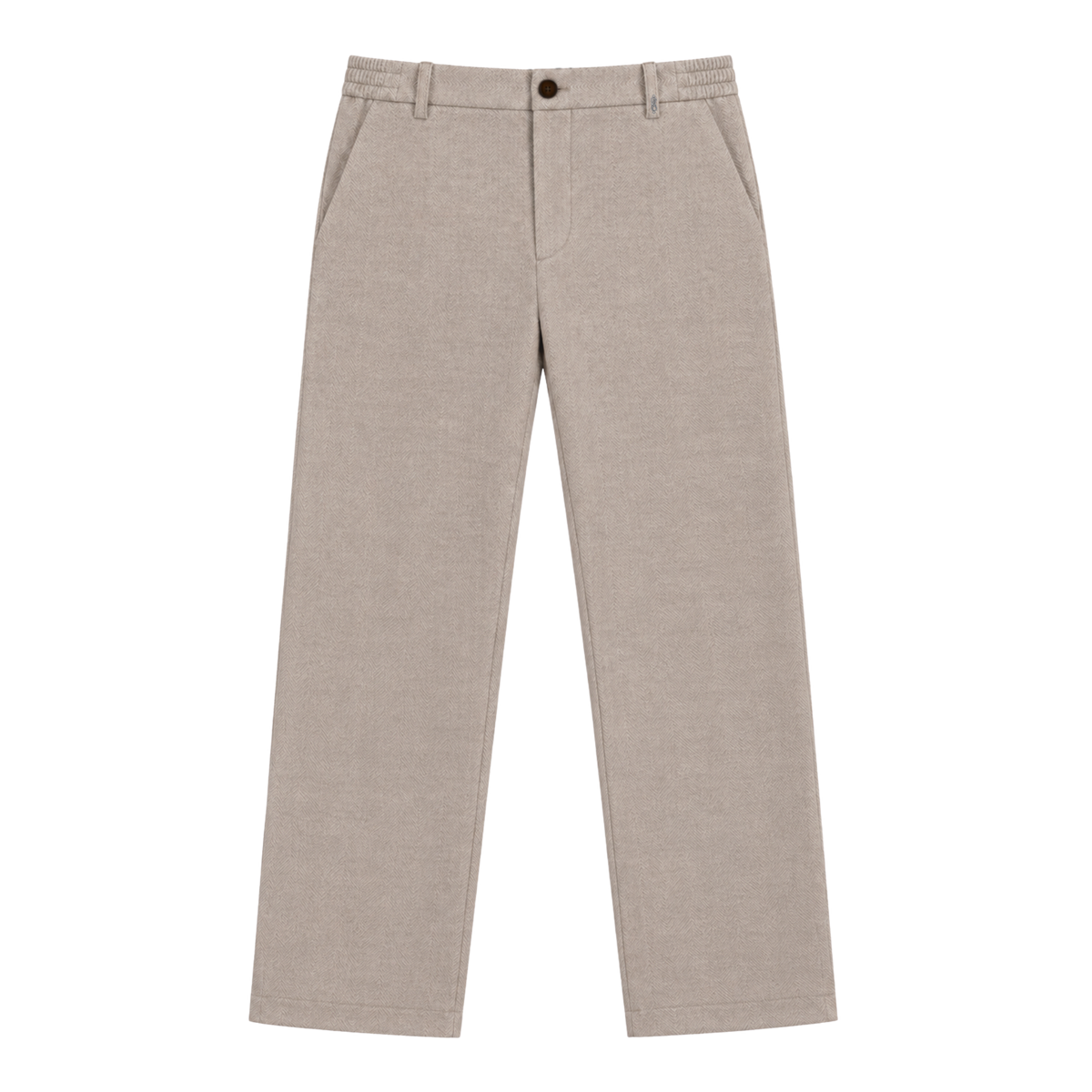 Relaxed Herringbone Pants