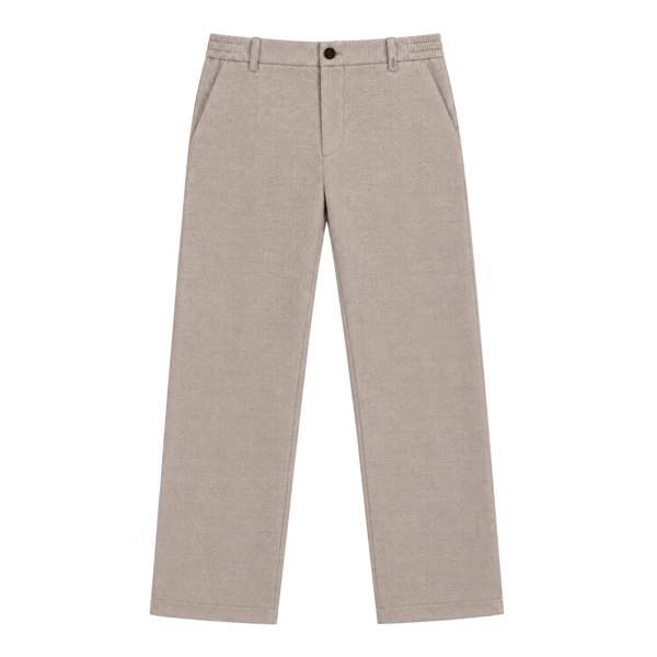 Relaxed Herringbone Pants