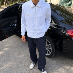 Linen Overshirt Jacket