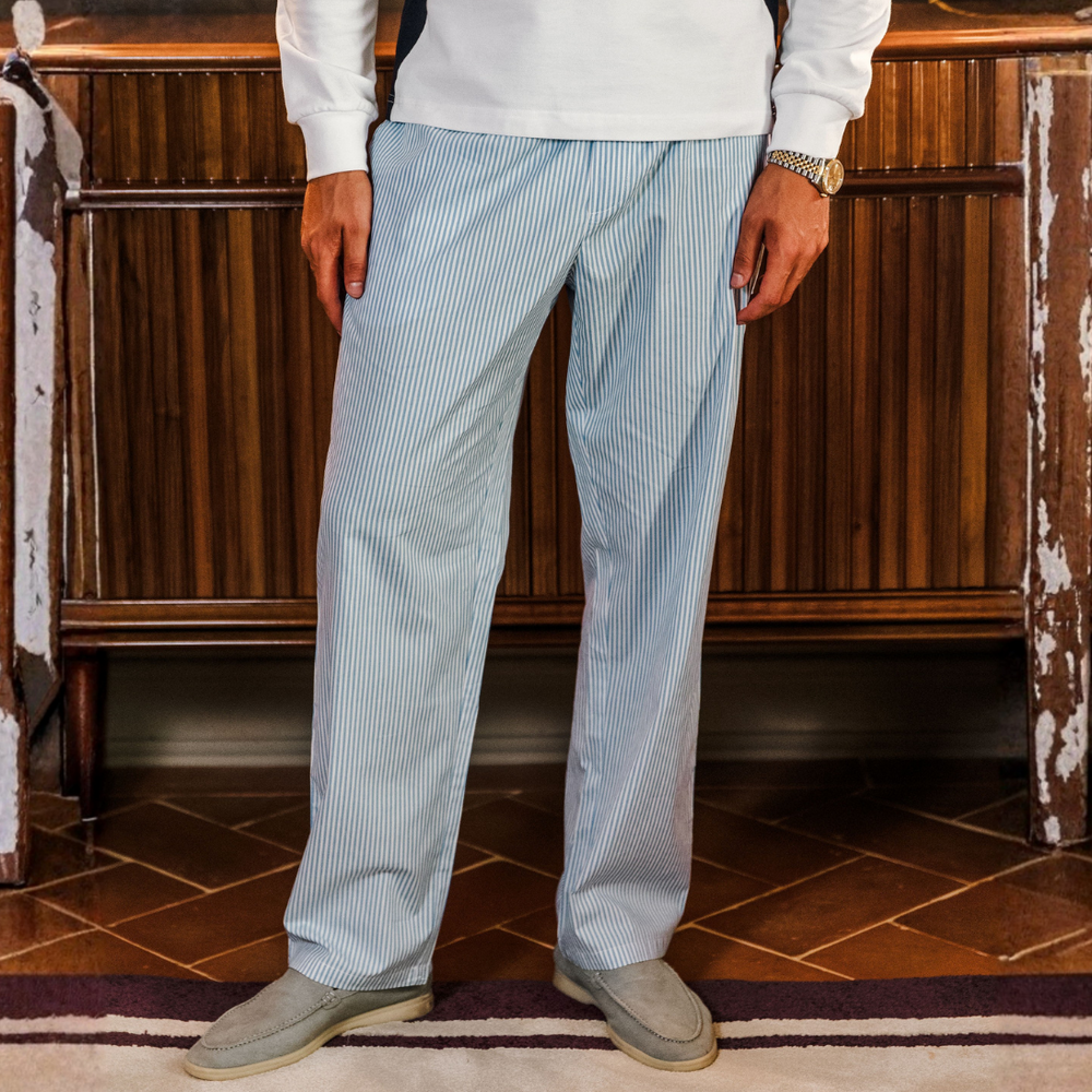 Yacht Club Striped Pants