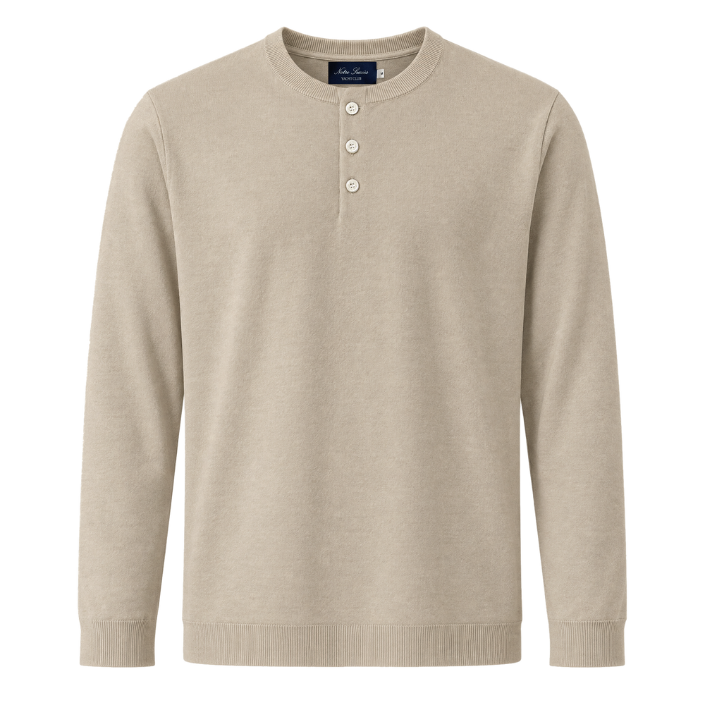Cotton Henley Longsleeve