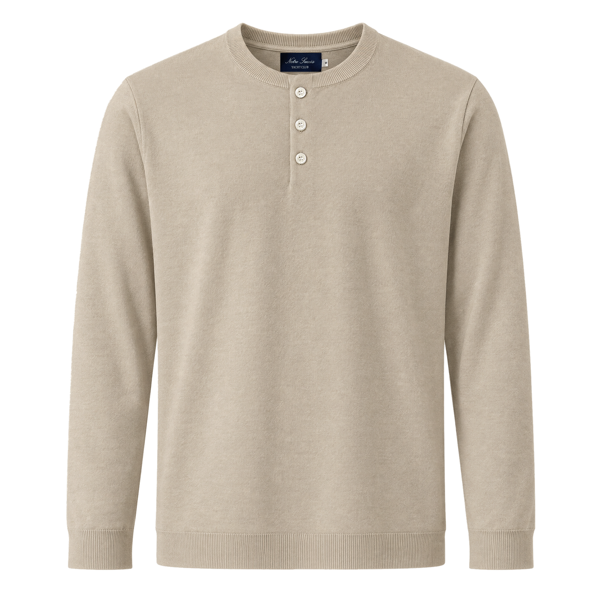 Cotton Henley Longsleeve