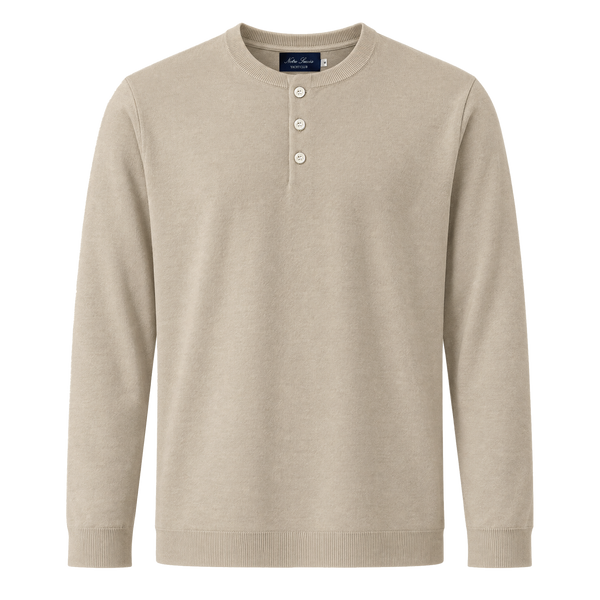 Cotton Henley Longsleeve