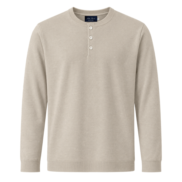 Cotton Henley Longsleeve