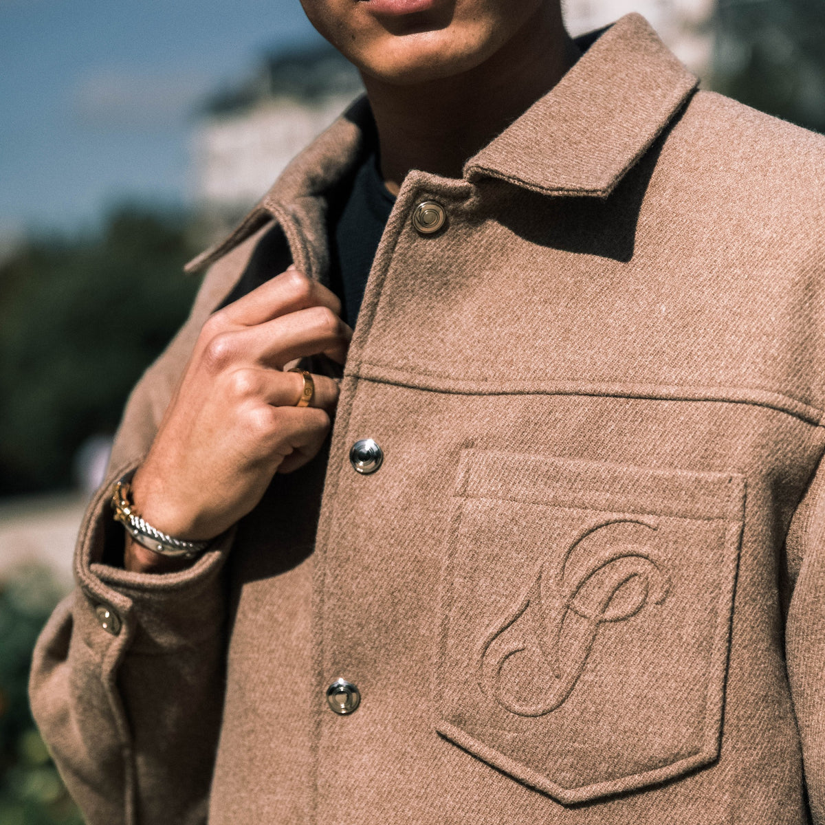 Valmont Wool Overshirt