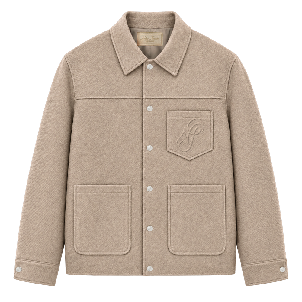 Crest Wool Overshirt
