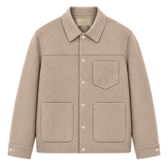 Crest Wool Overshirt