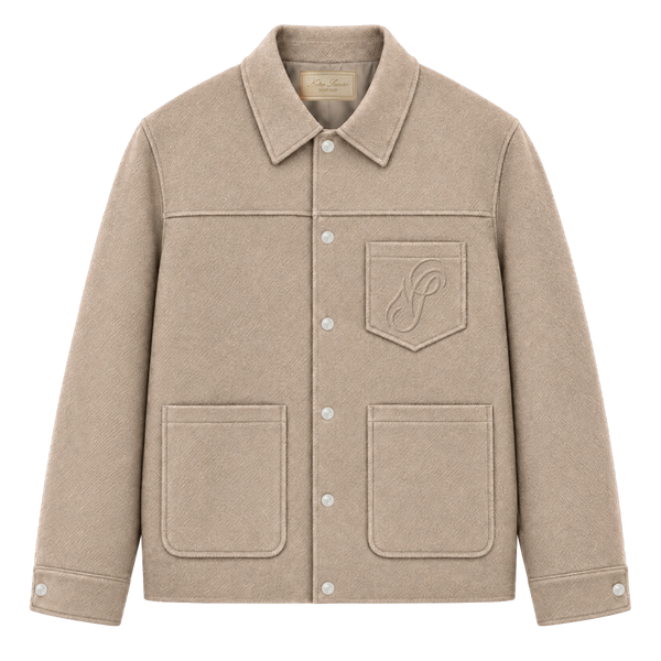 Crest Wool Overshirt