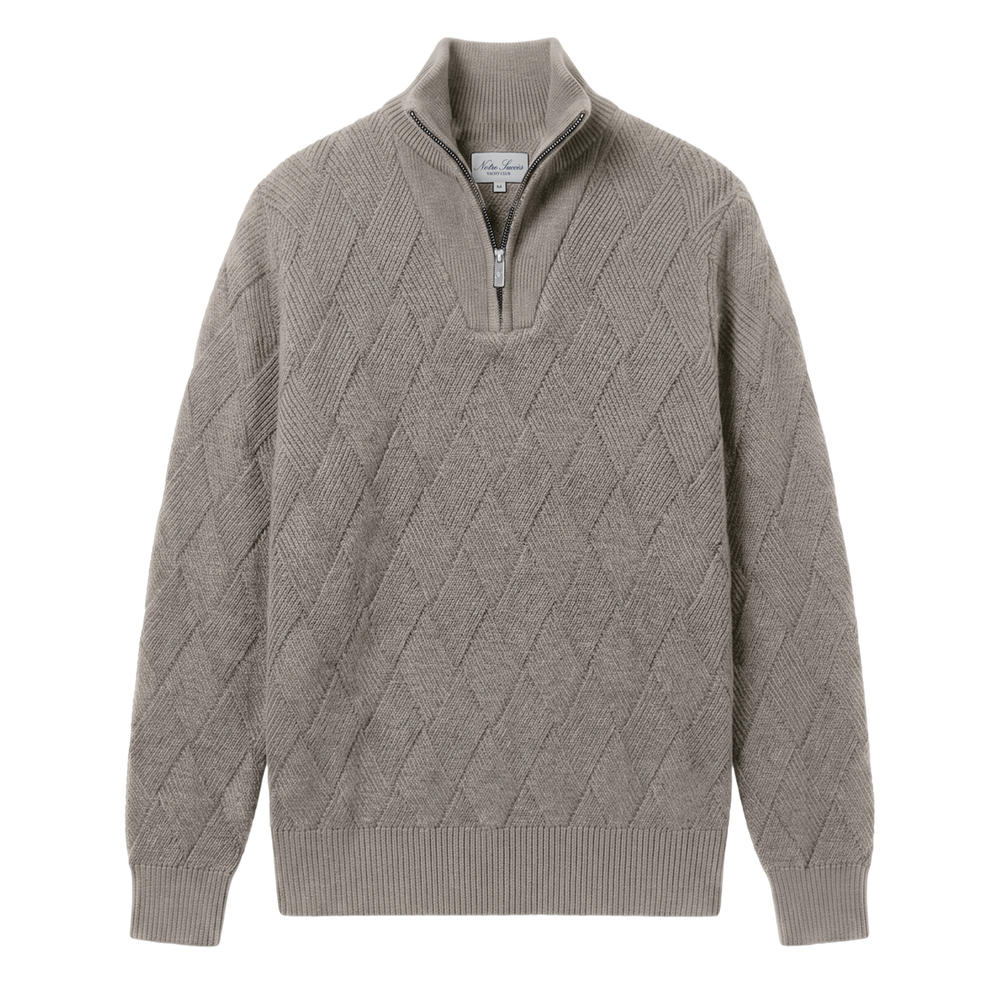 Entangled Quarter Zip - Grey