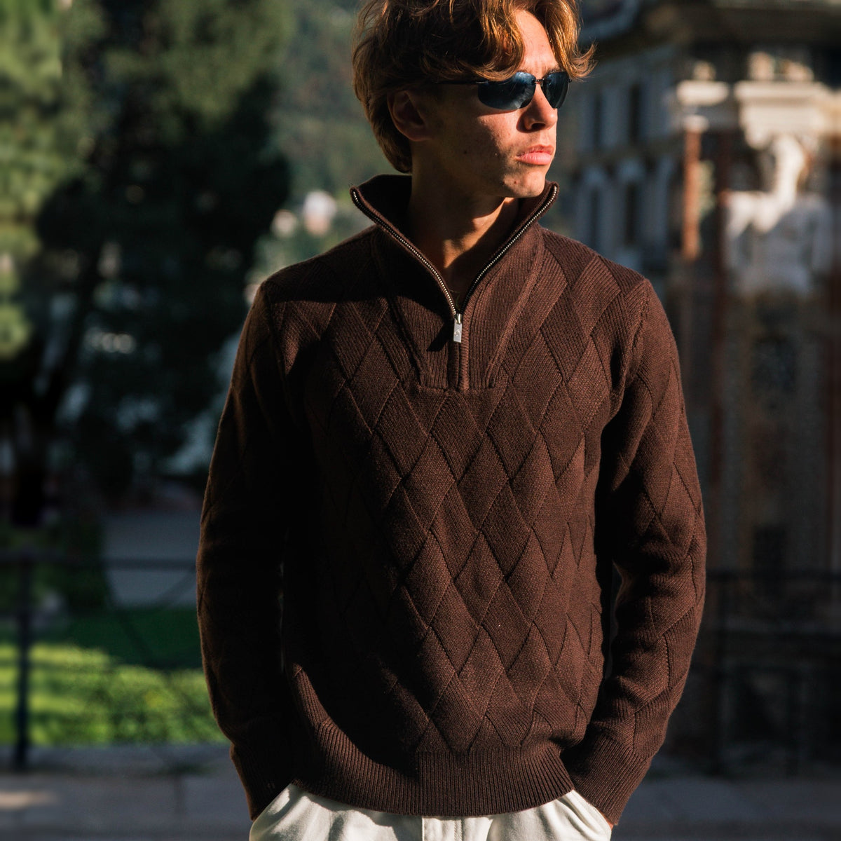 Entangled Quarter Zip